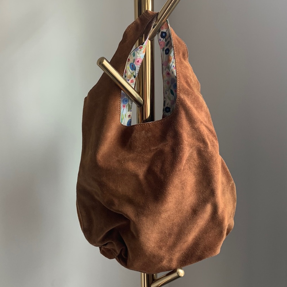 Brown Suede tote